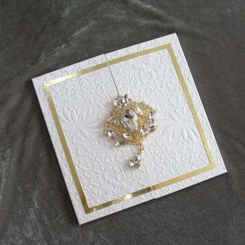 Embossing Invitation Card Beautiful Card Slap-up Wedding Invitation Card